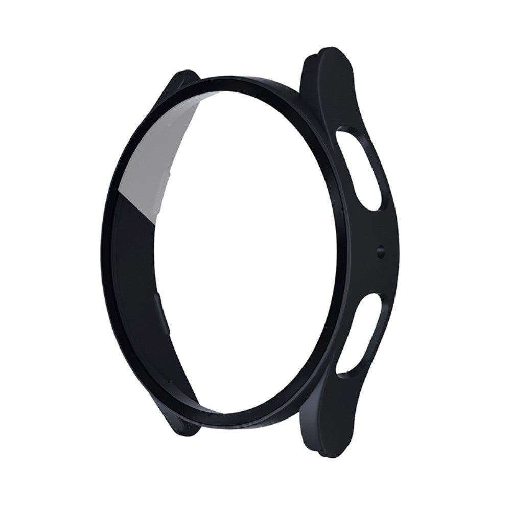 Samsung Galaxy Watch 4 / 5 (44mm) Hård Plast Cover m. Indbygget Skærmbeskyttelse - Sort