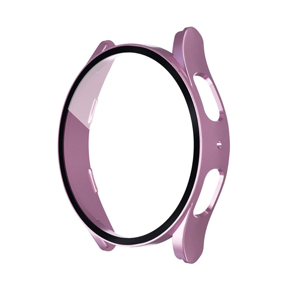 Samsung Galaxy Watch 7 / 6 / 5 / 4 / FE (40mm) Hård Plast Cover m. Indbygget Skærmbeskyttelse - Rose Gold