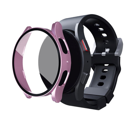 Samsung Galaxy Watch 7 / 6 / 5 / 4 / FE (40mm) Hård Plast Cover m. Indbygget Skærmbeskyttelse - Rose Gold