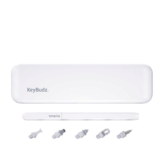 KeyBudz AirCare 2.0 rengjøringssett for AirPods og iPhone - Hvit