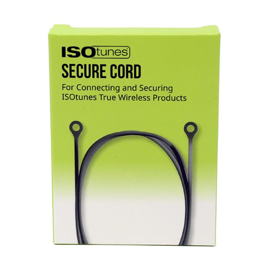 ISOtunes Secure Cord Security Strap for ISOtunes True Wireless Headset - Svart